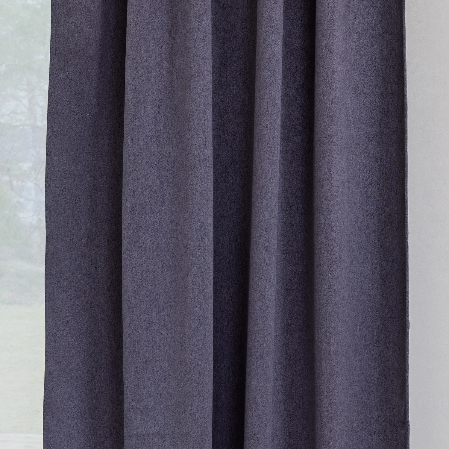 Cortinas - Cortina blackout Flora (cinza escuro)