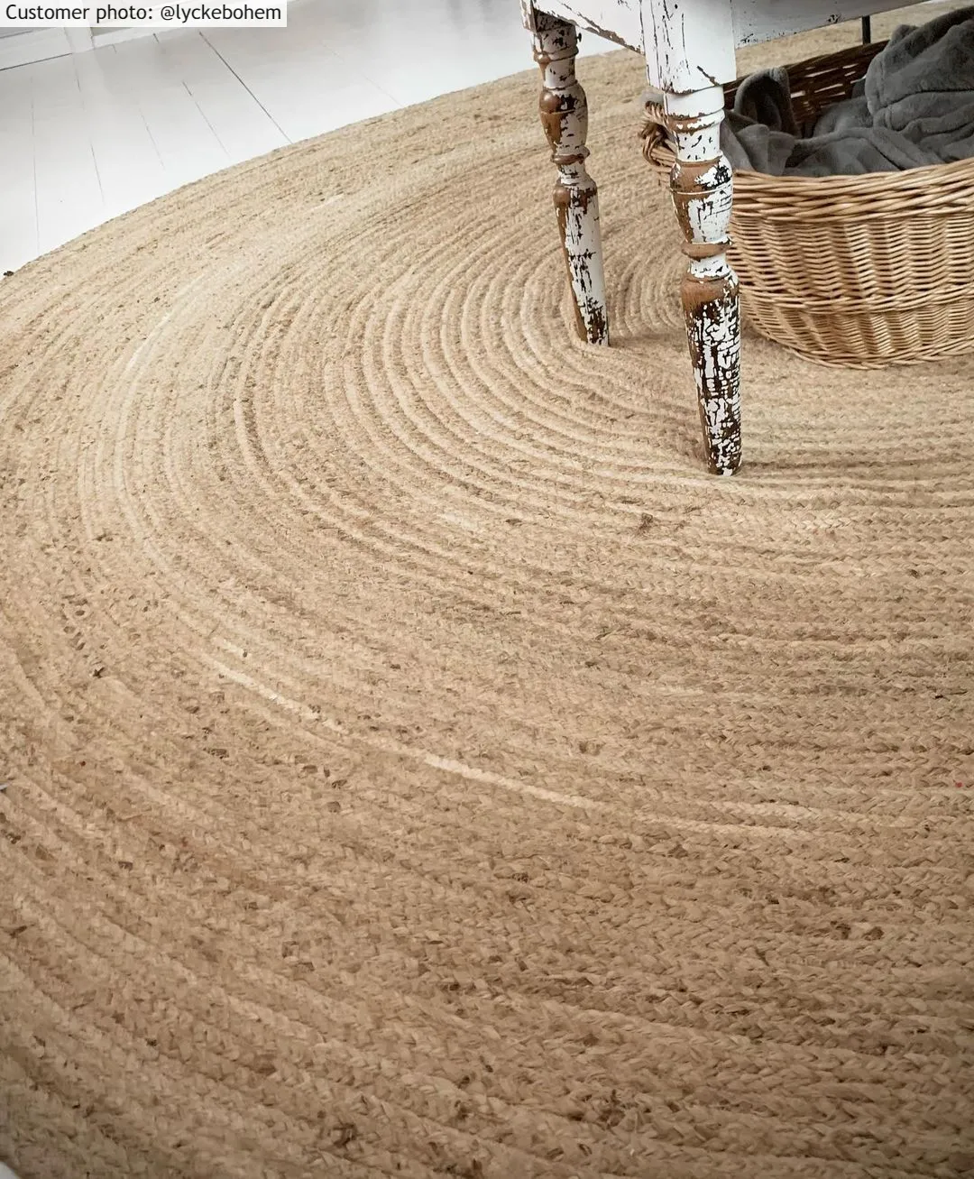 Tapetes redondos - Flätan (juta)