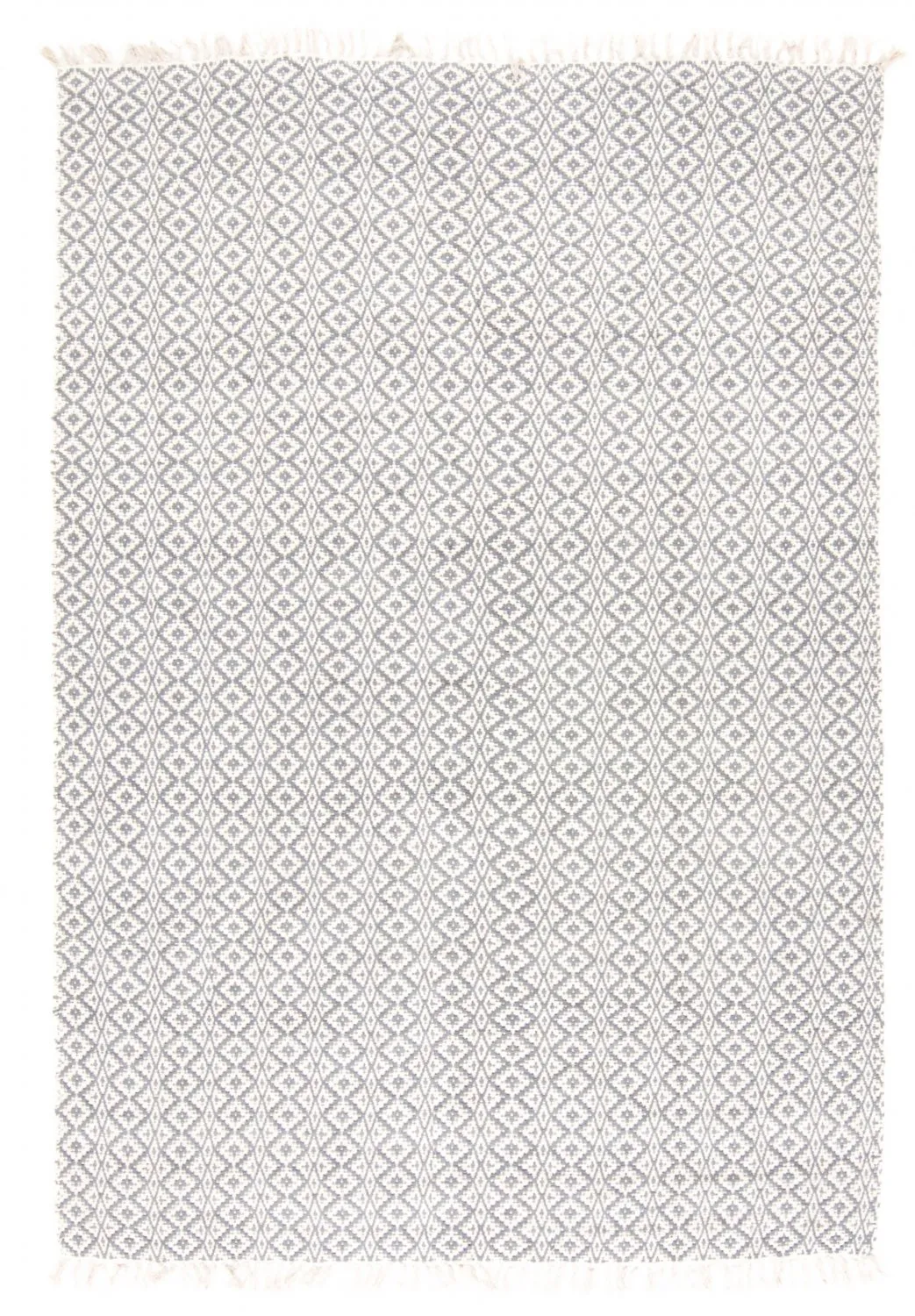 Tapete de retalhos - Lykke (cinza/azul gelo)