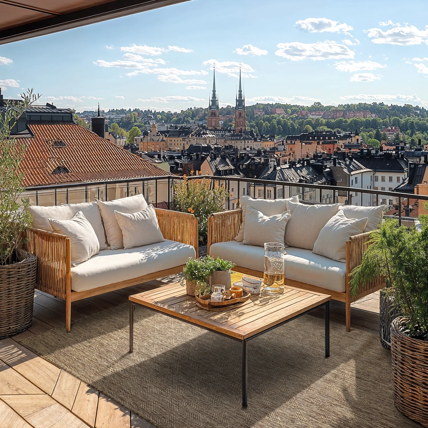 Tapete para interior e exterior - Caldwell (marrom)