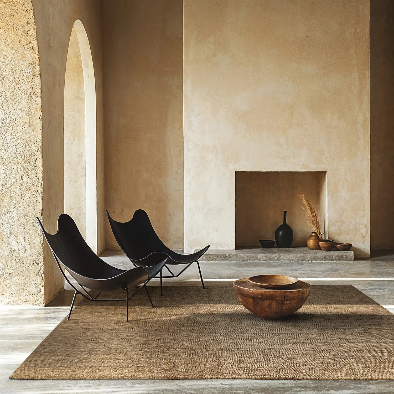 Tapete para interior e exterior - Caldwell (marrom)