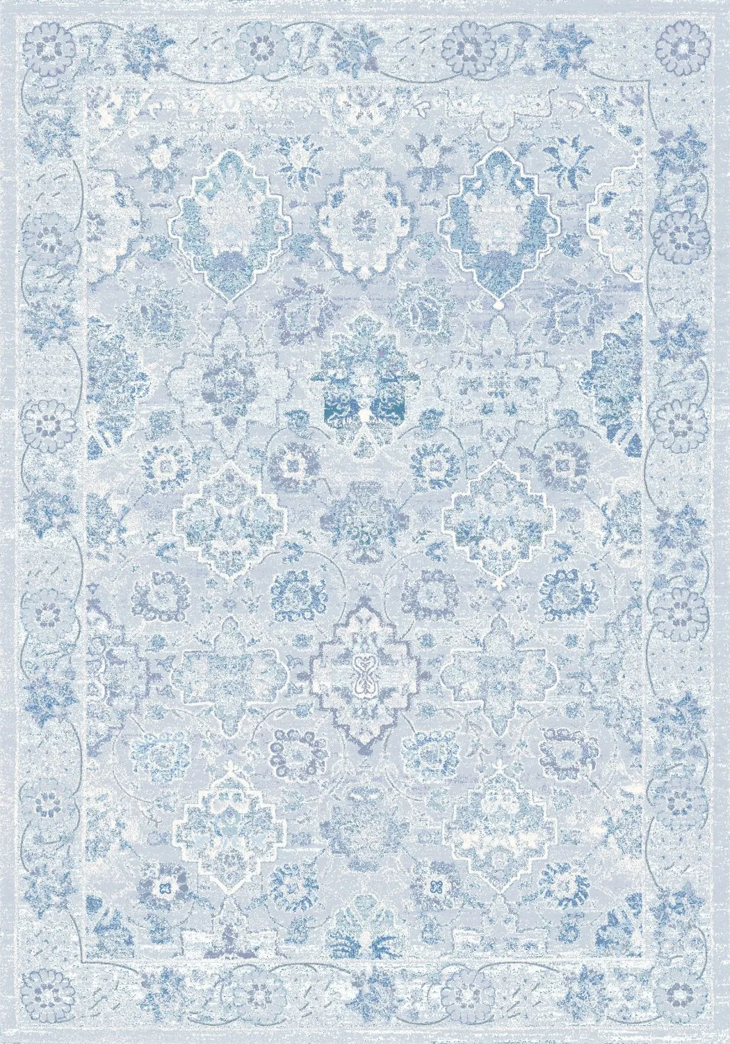 Tapete Wilton - Magnolia (azul)