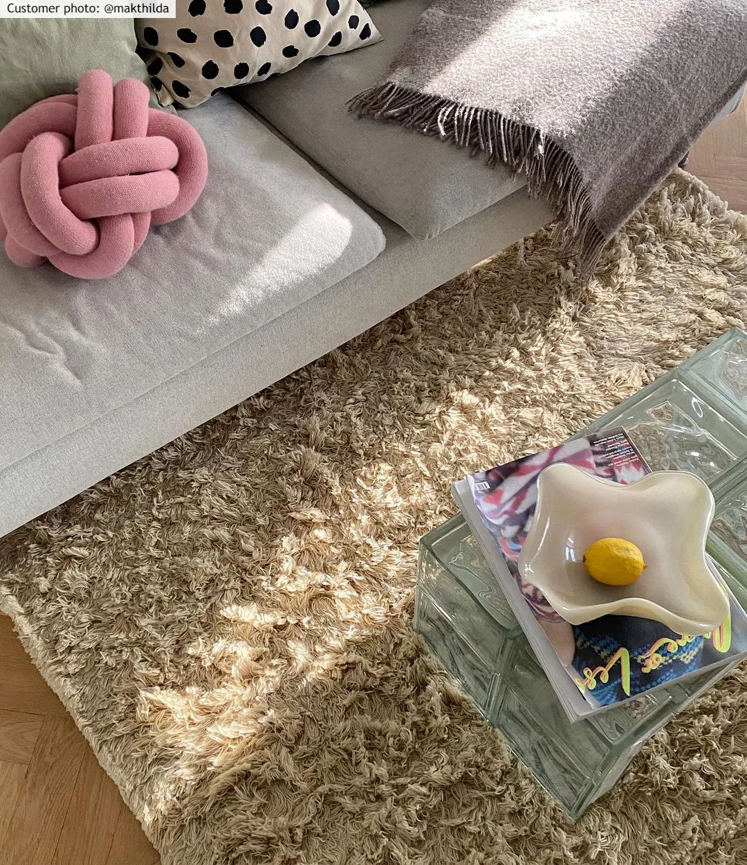 Tapete de lã - Aliste Wool Shaggy (alabaster gleam)