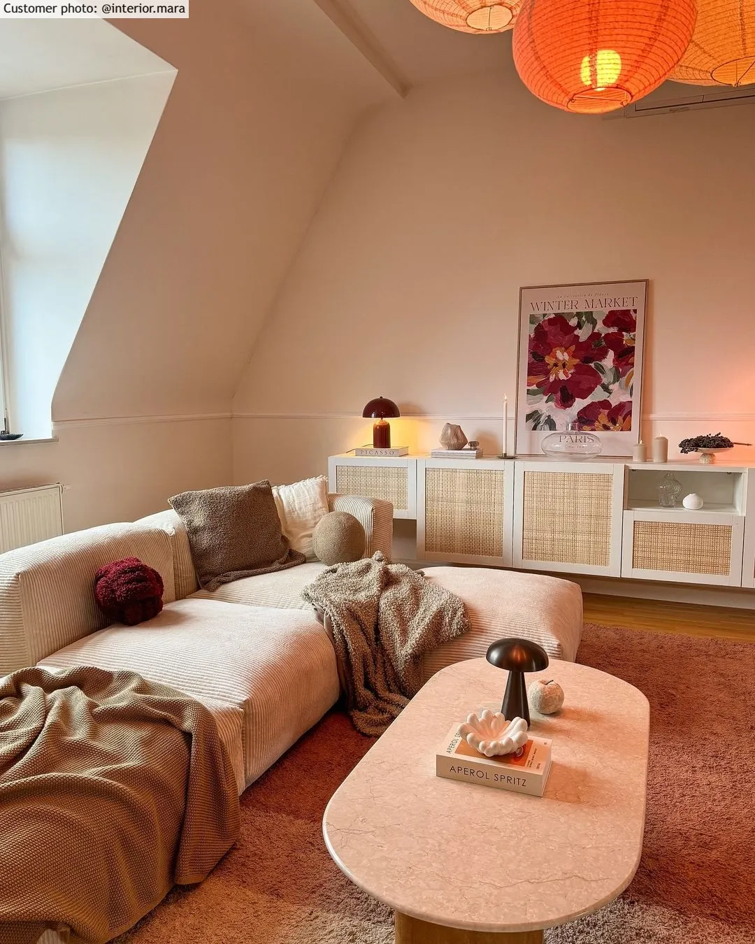 Tapetes felpudos - Mareto Natural Cotton Shaggy (marrom)