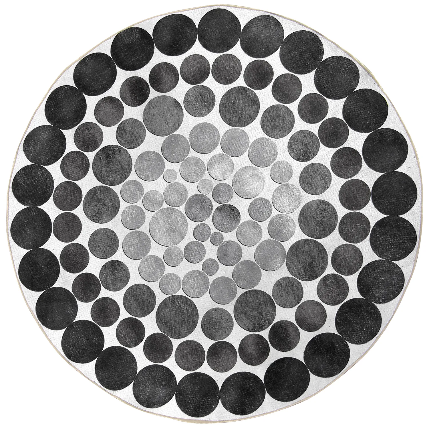 Tapete redondo - Marineo (cinza)