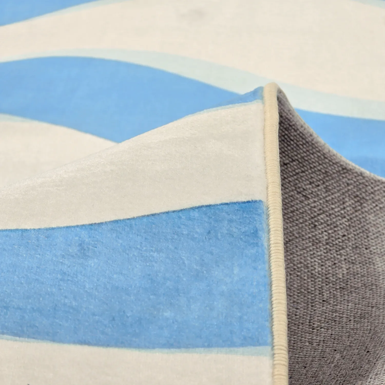 Tapete Wilton - Marsala (azul/branco)