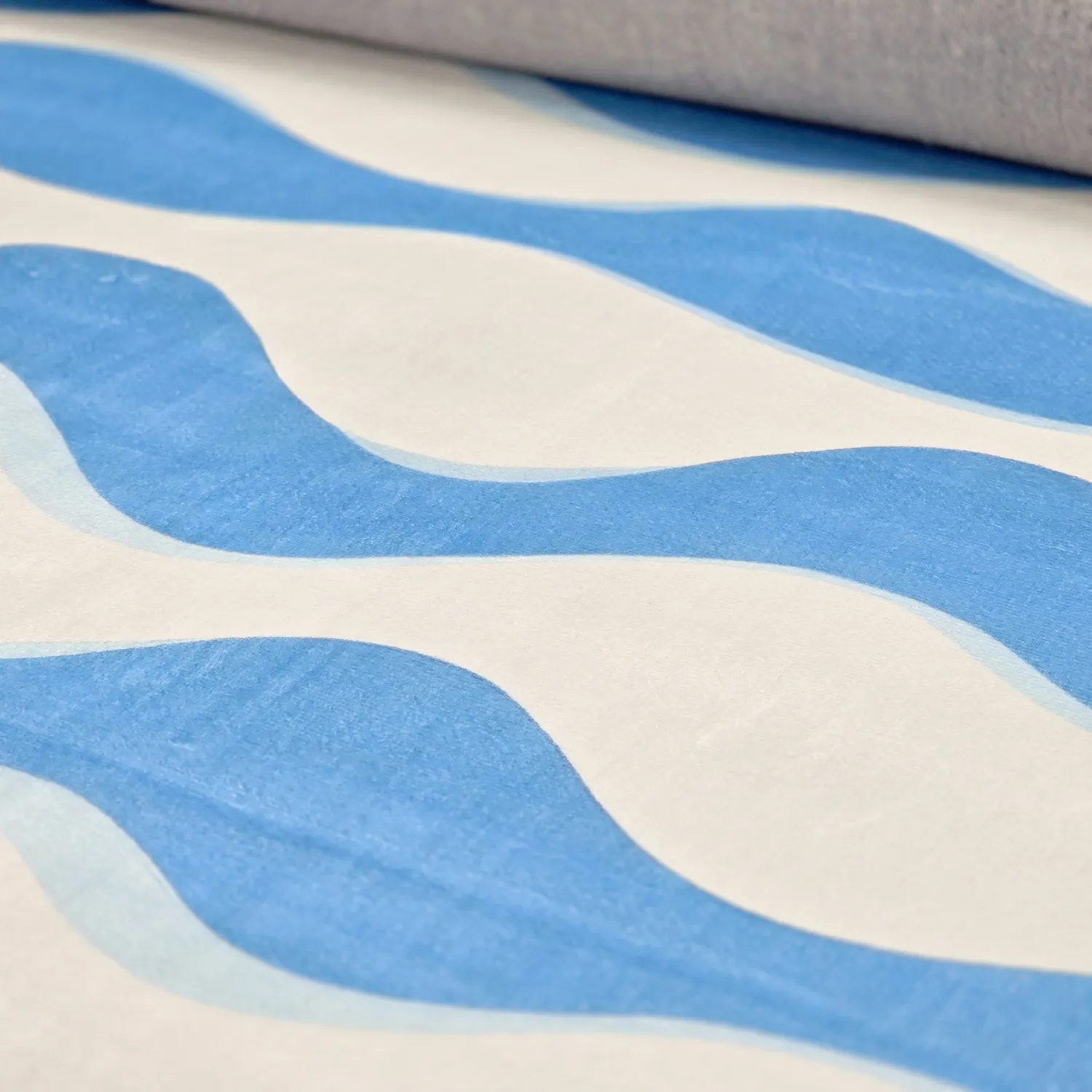 Tapete Wilton - Marsala (azul/branco)