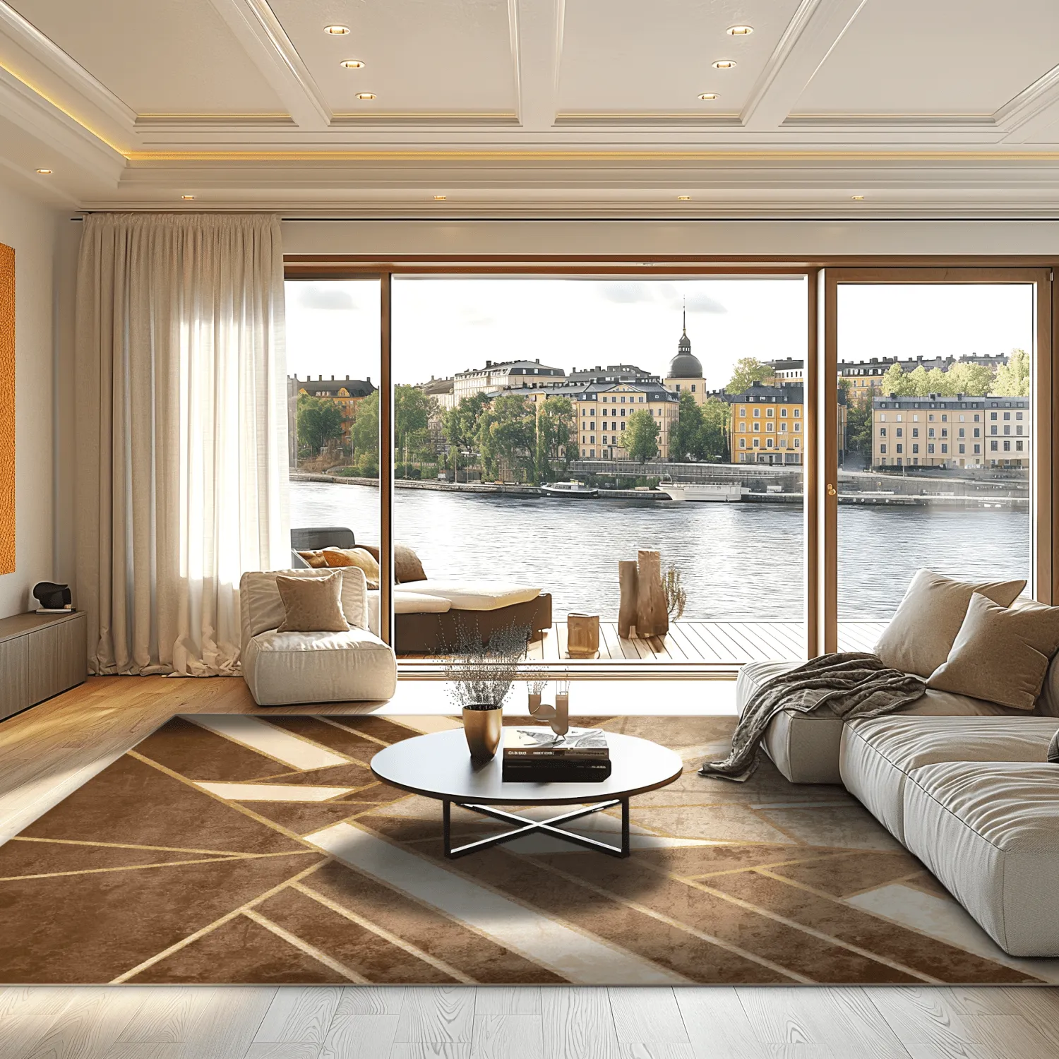 Tapete Wilton - Amasra (bege)