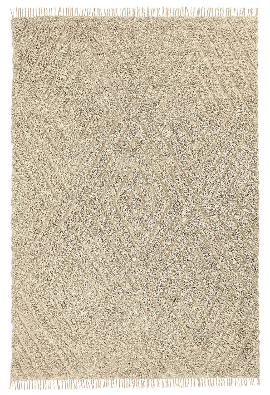 Tapetes felpudos - Amberley Natural Cotton Shaggy (bež)