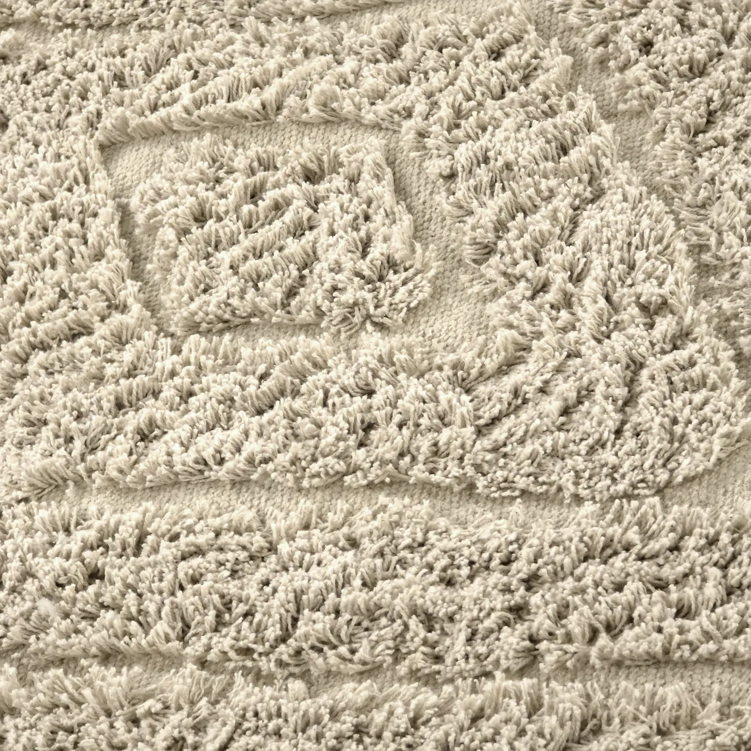 Tapete redondo - Amberley Natural Cotton Shaggy (bež)