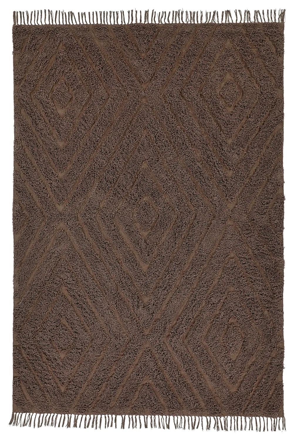 Tapetes felpudos - Amberley Natural Cotton Shaggy (rjava)