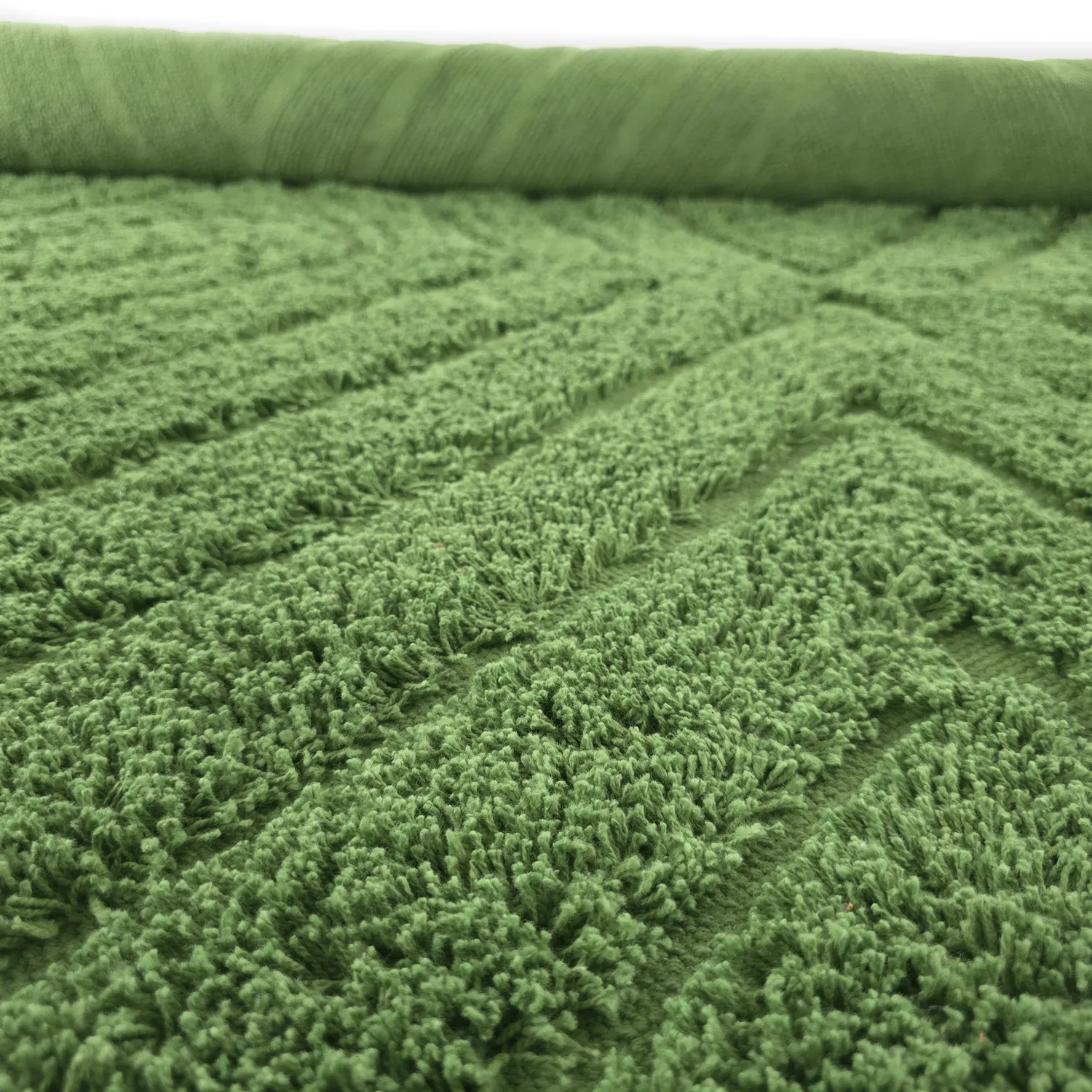 Tapetes felpudos - Amberley Natural Cotton Shaggy (zelena)