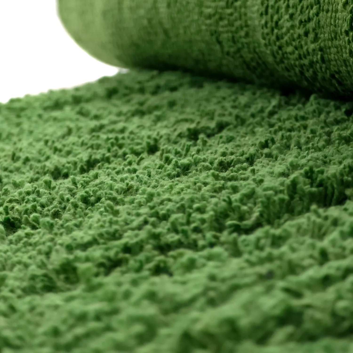 Tapete redondo - Amberley Natural Cotton Shaggy (zelena)