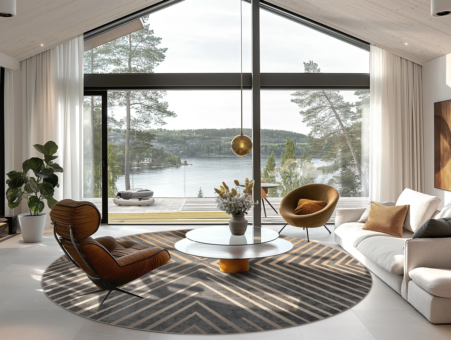 Tapete redondo - Amorgos (cloud)