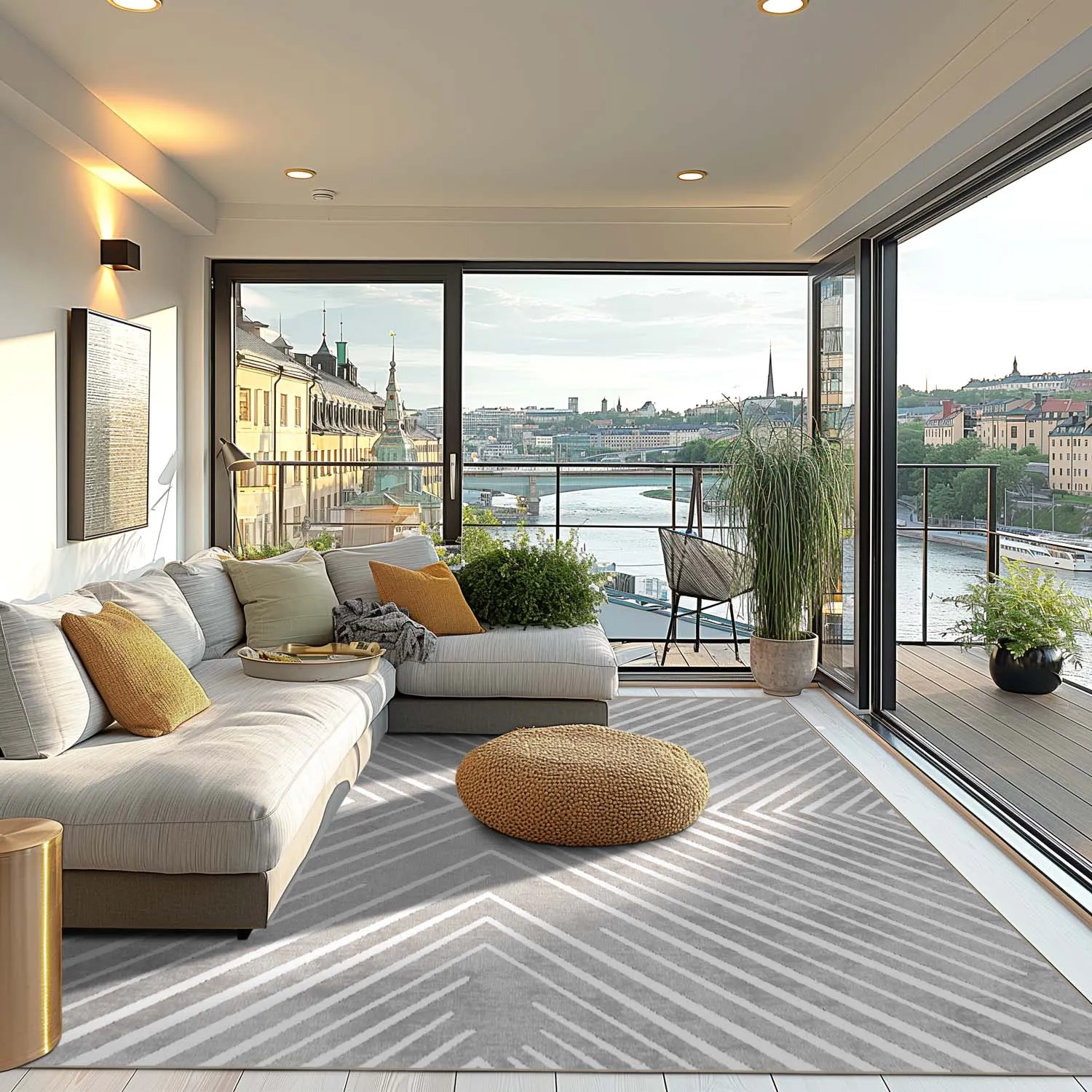 Tapete Wilton - Amorgos (cinza)