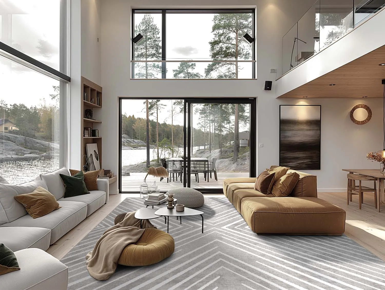 Tapete Wilton - Amorgos (cinza)