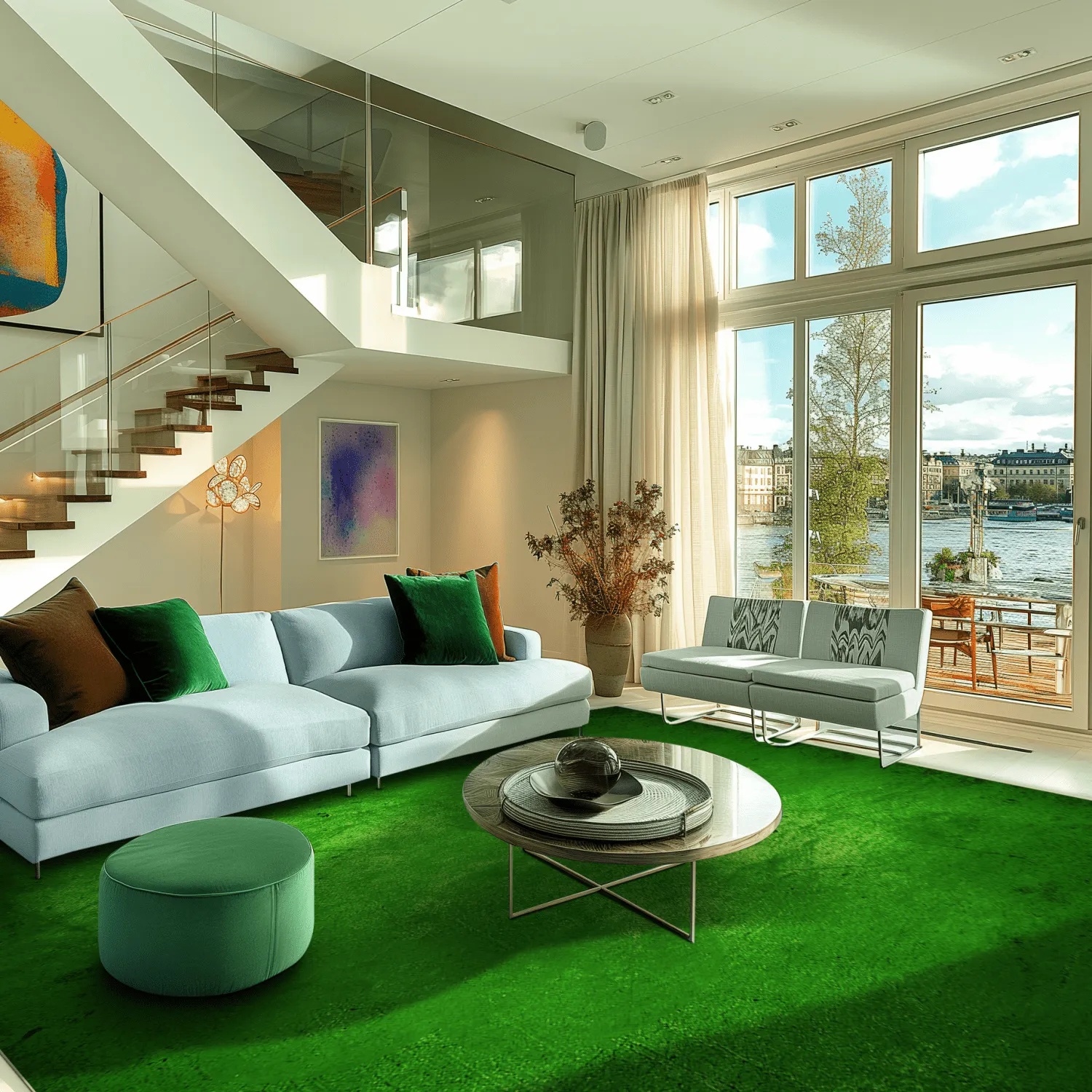 Tapete Wilton - Anzio (verde)