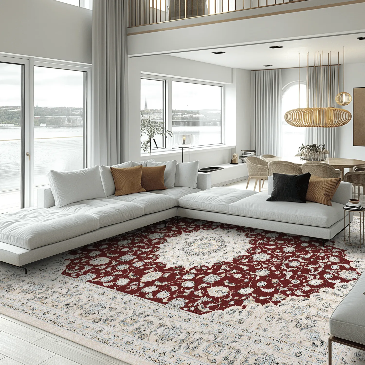 Tapete Wilton - Arabella (bordô)