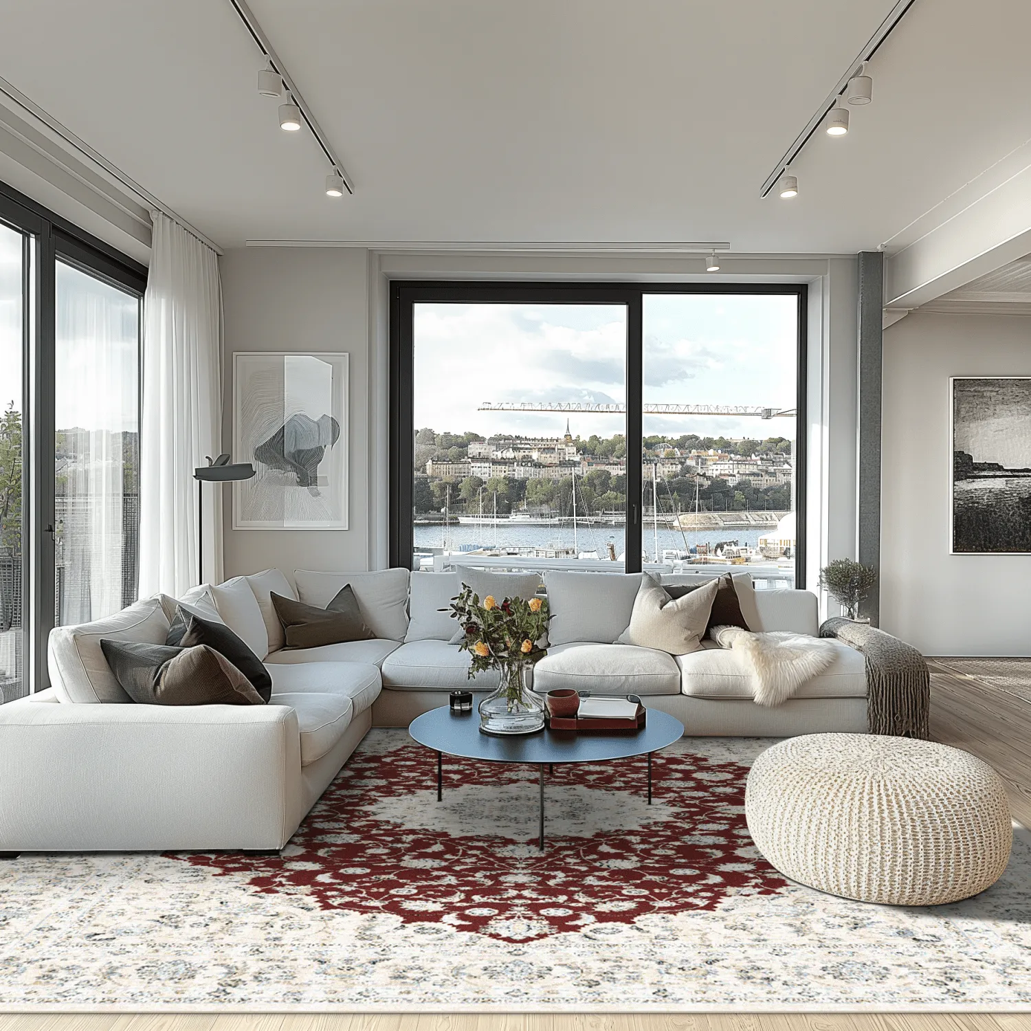 Tapete Wilton - Arabella (bordô)