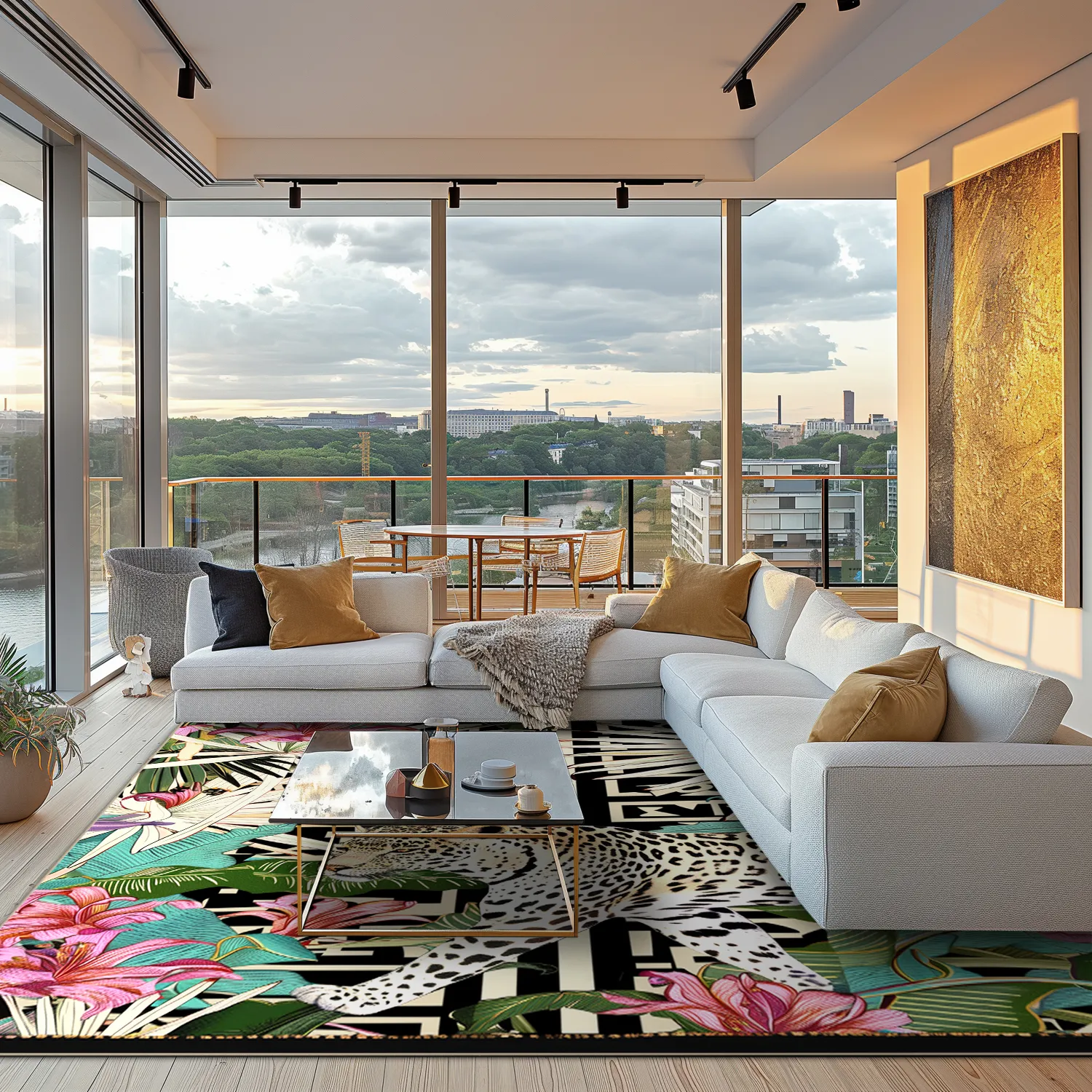 Tapete Wilton - Panthera (multicolorido)