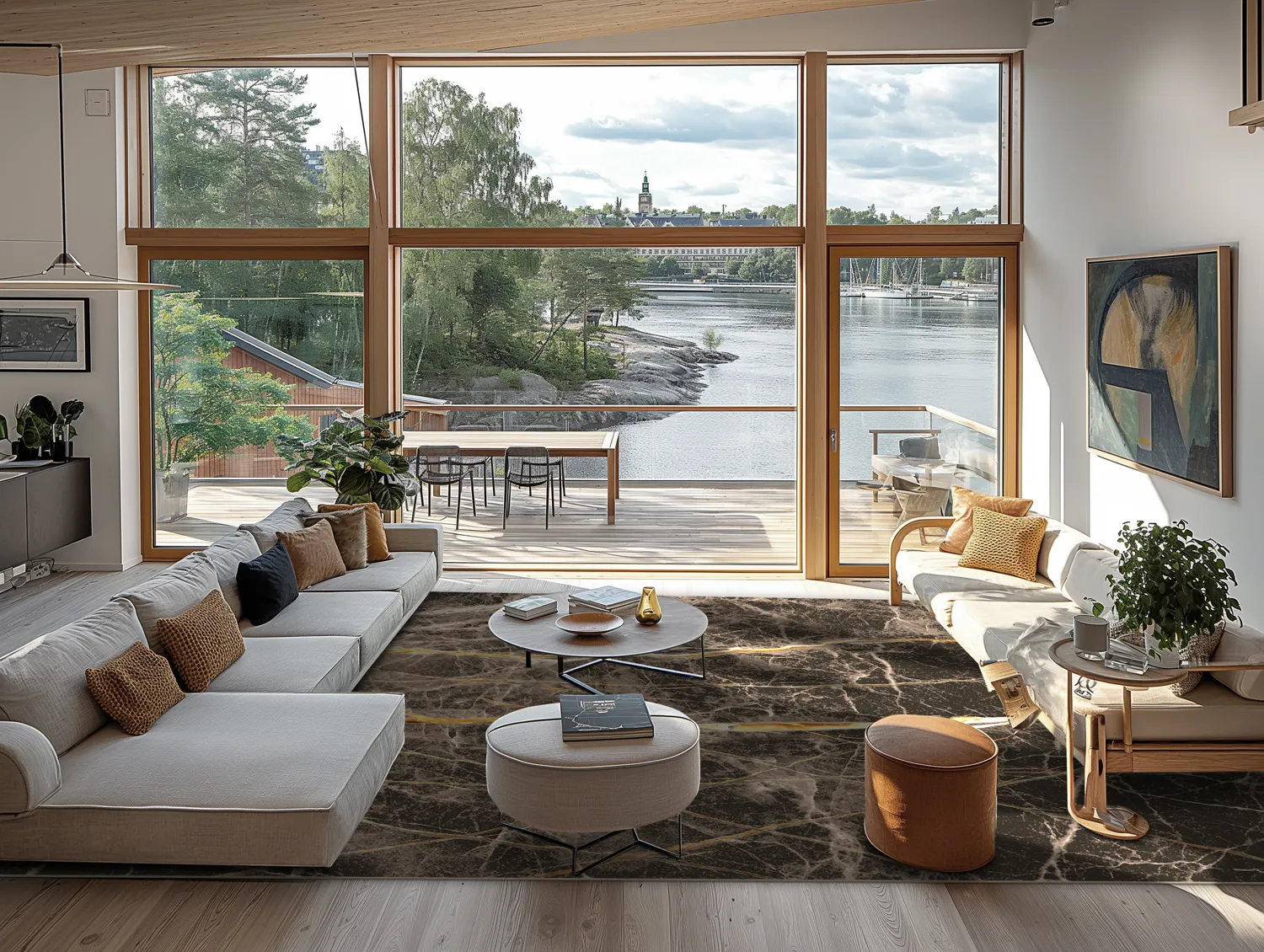 Tapete Wilton - Aris (preto/dourado)