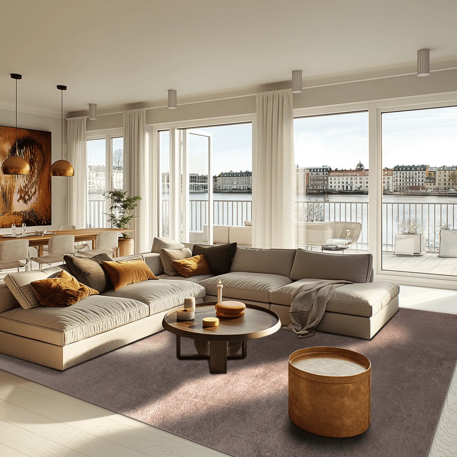 Tapete Wilton - Artena (cinza/marrom)