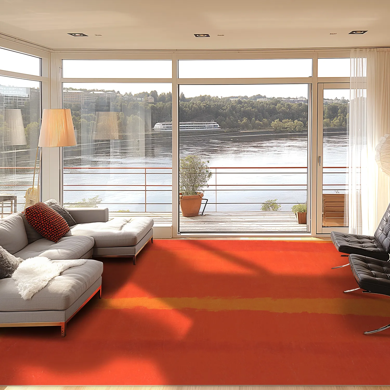 Tapete Wilton - Asti (laranja)