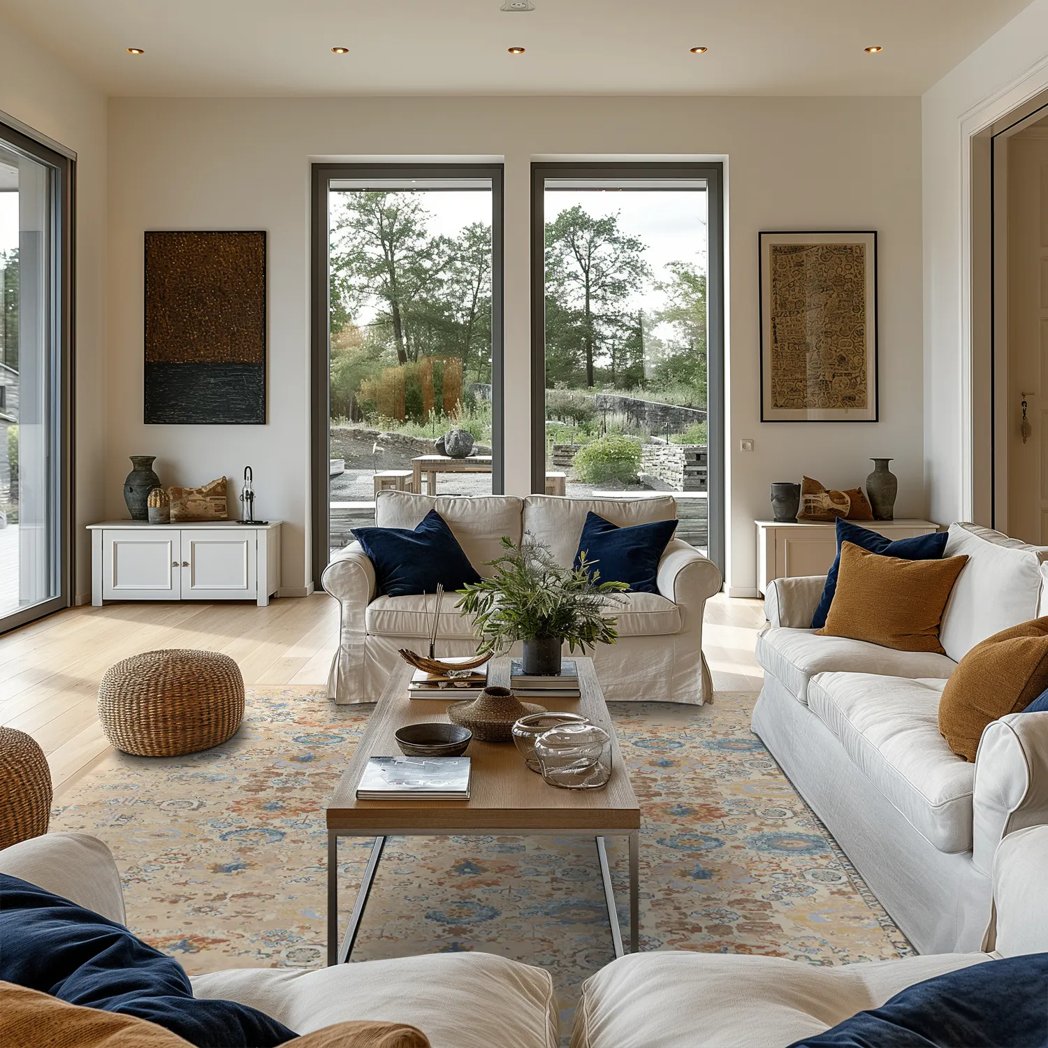 Tapete Wilton - Autoire (bege)