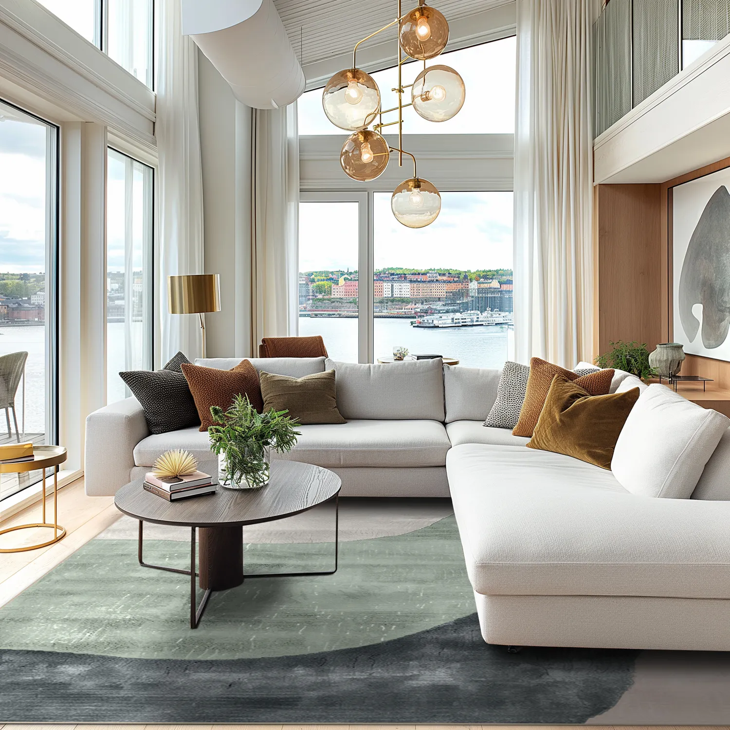 Tapete Wilton - Barcelona (verde)