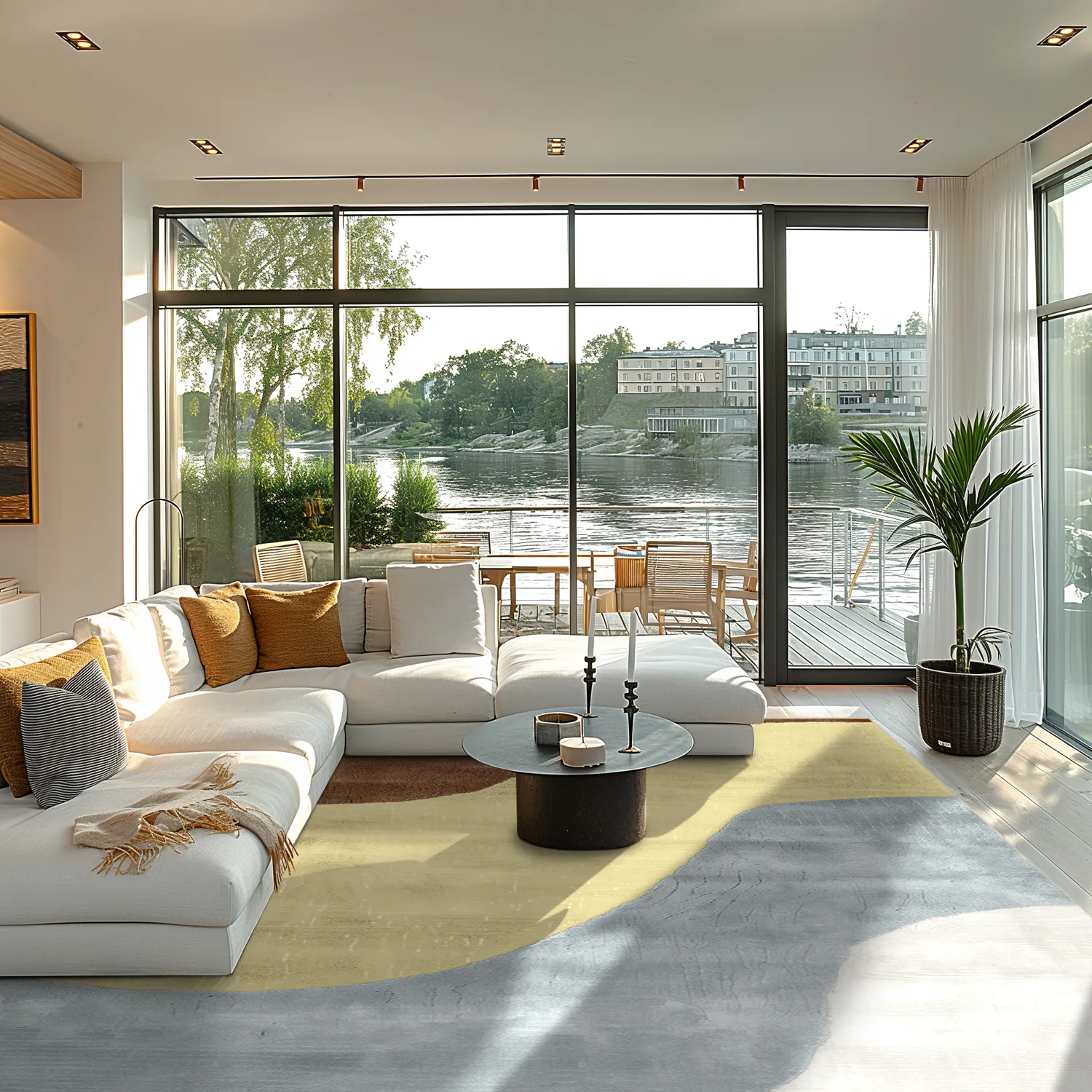 Tapete Wilton - Barcelona (amarelo)