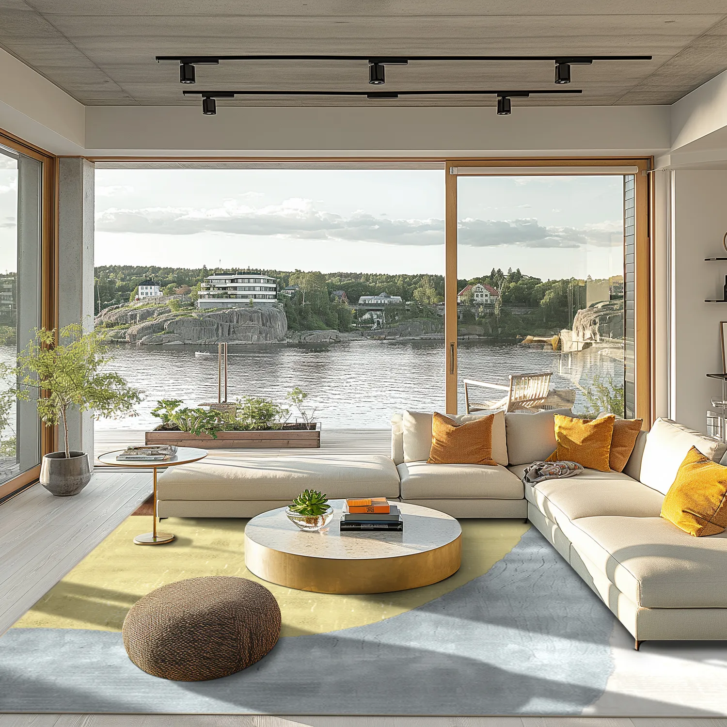 Tapete Wilton - Barcelona (amarelo)