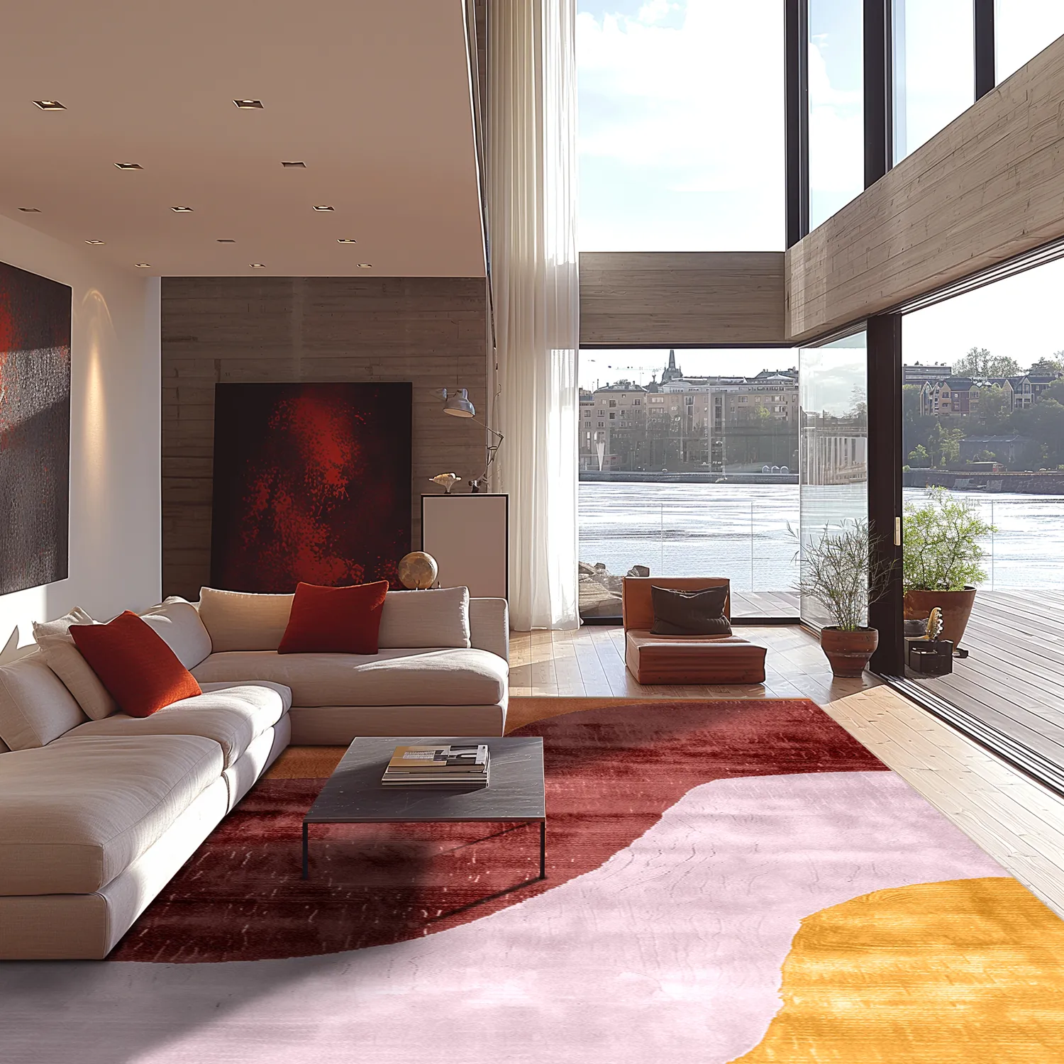 Tapete Wilton - Barcelona (roxo)