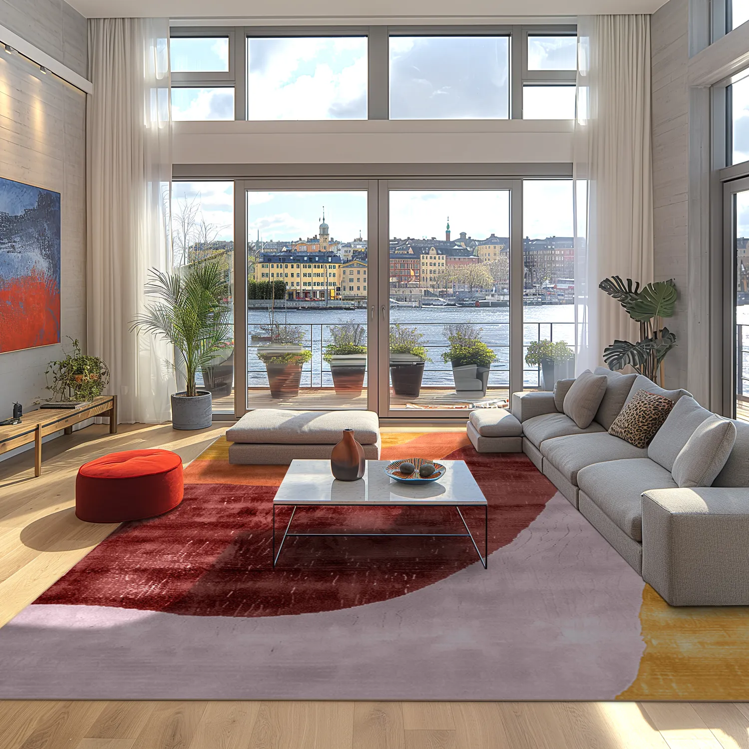 Tapete Wilton - Barcelona (roxo)