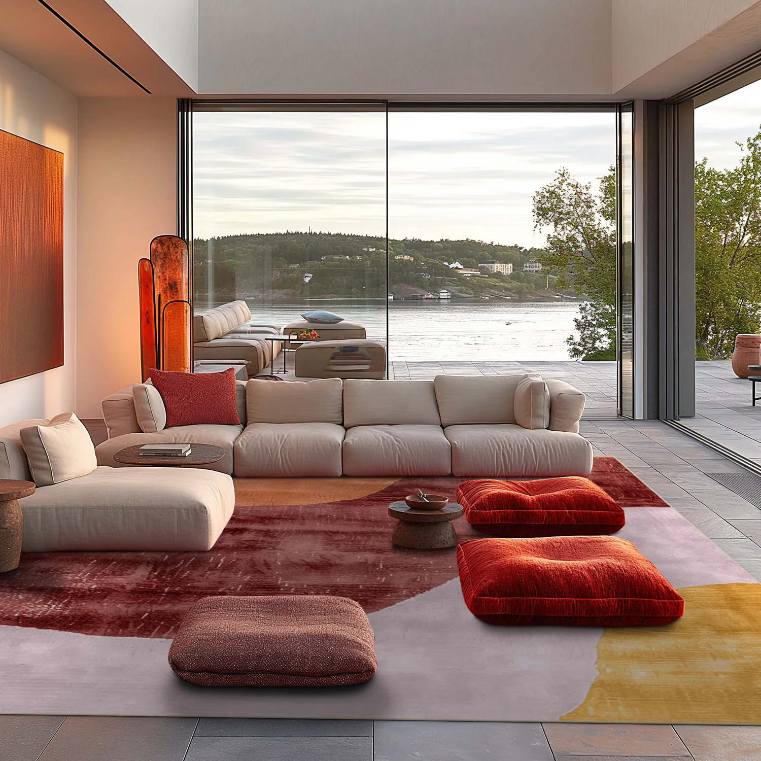 Tapete Wilton - Barcelona (roxo)