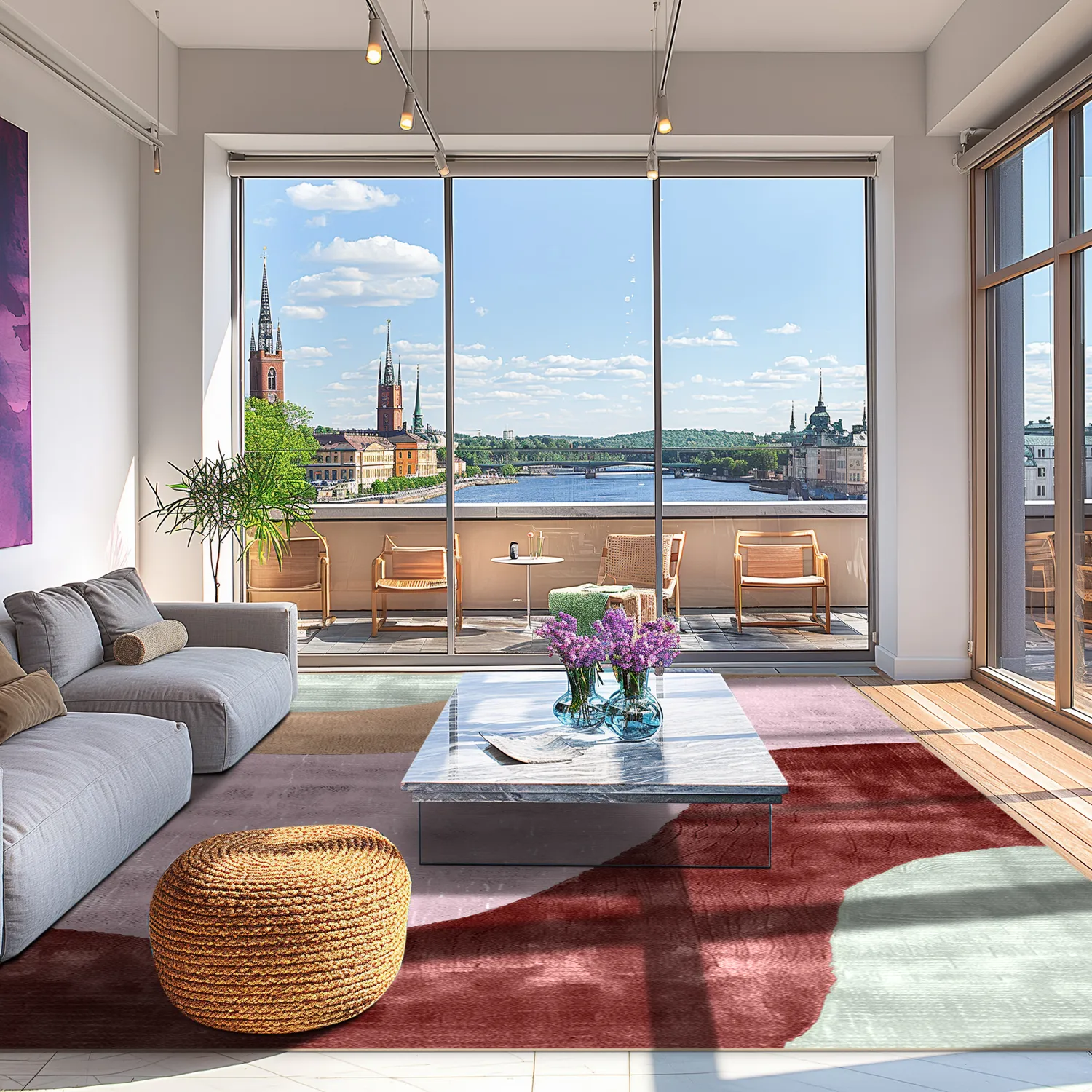 Tapete Wilton - Barcelona (rosa)