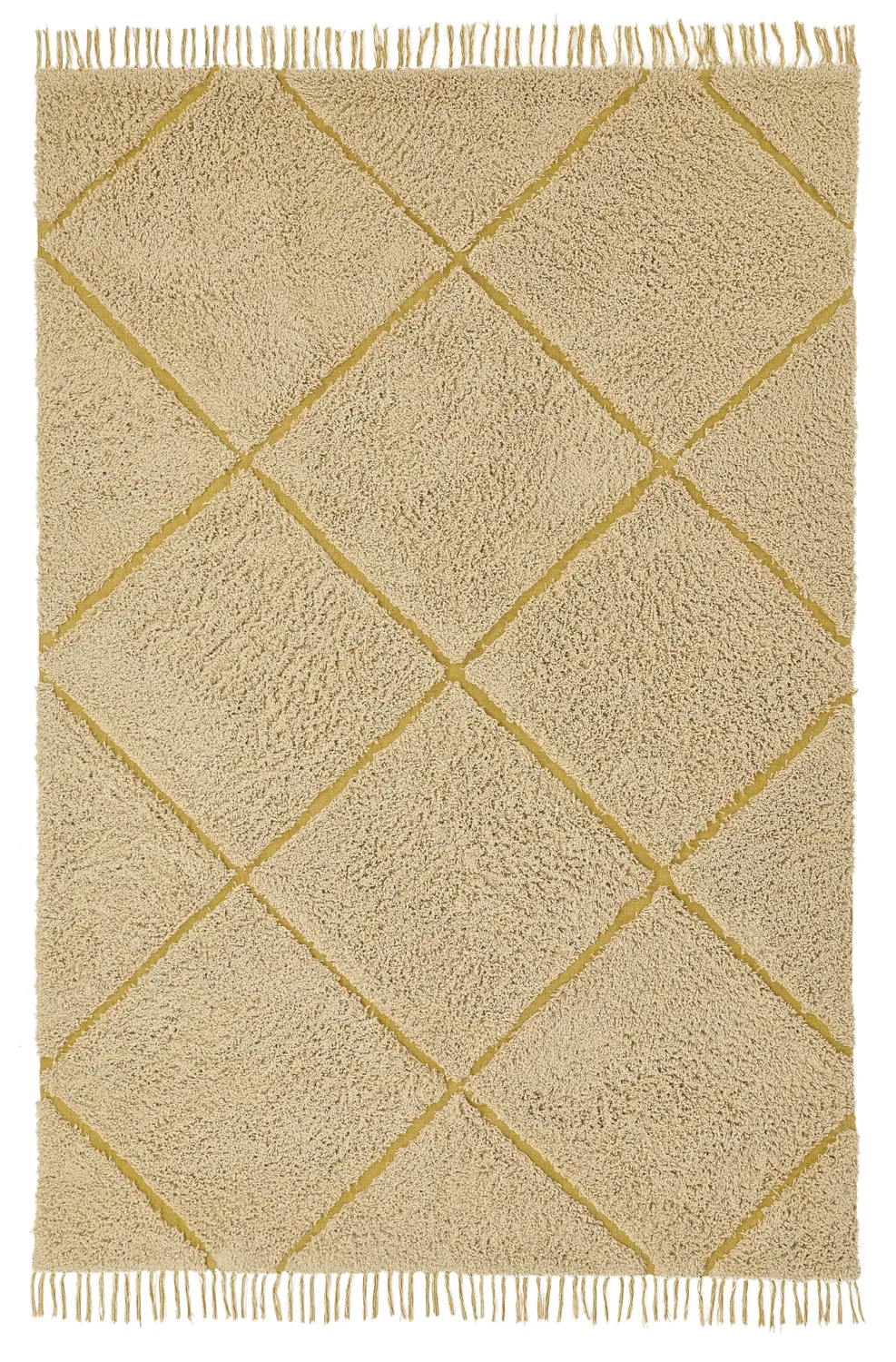 Tapetes felpudos - Bellevue Natural Cotton Shaggy (bež/rjava)