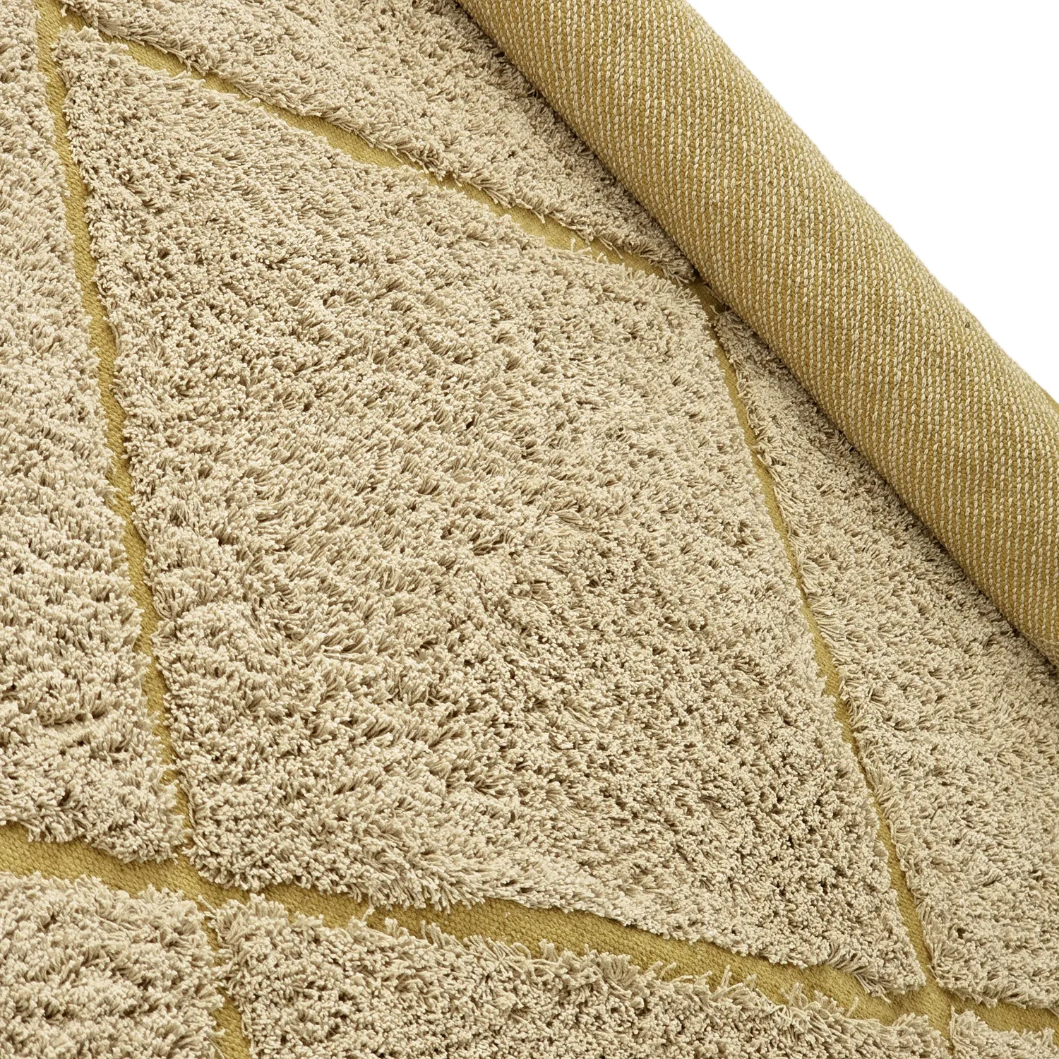 Tapetes felpudos - Bellevue Natural Cotton Shaggy (bež/rjava)
