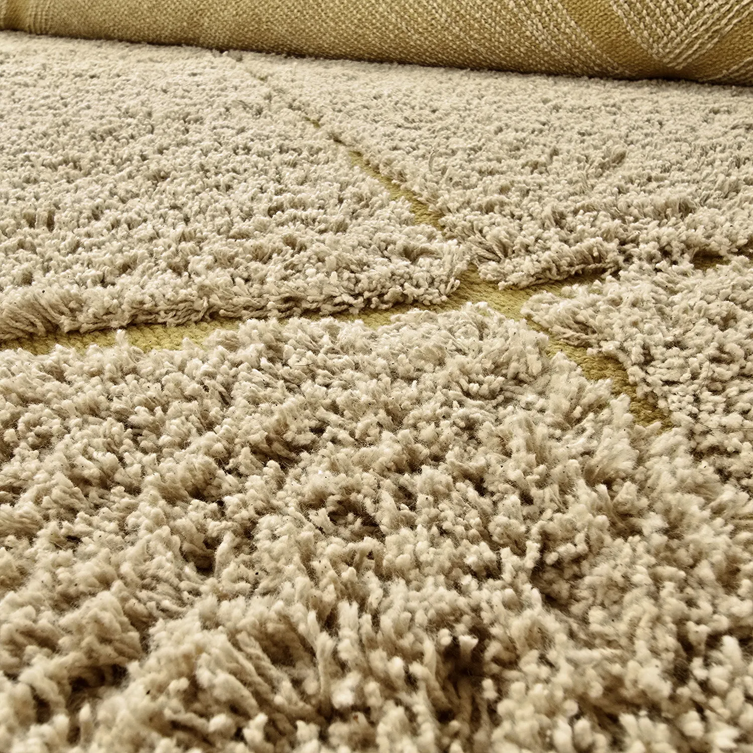 Tapete redondo - Bellevue Natural Cotton Shaggy (bež/rjava)