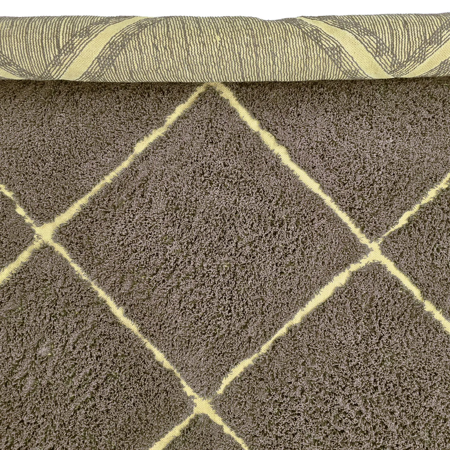 Tapetes felpudos - Bellevue Natural Cotton Shaggy (rjava/rumena)
