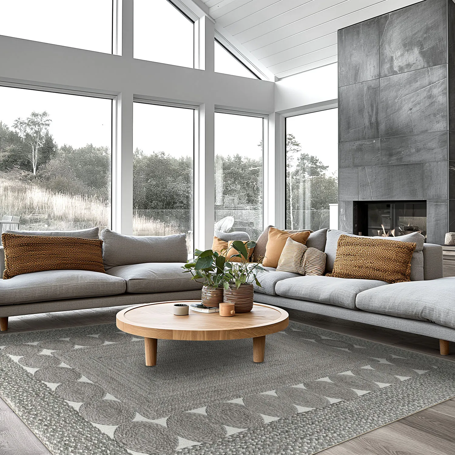 Tapete Wilton - Bellezza (cinza)