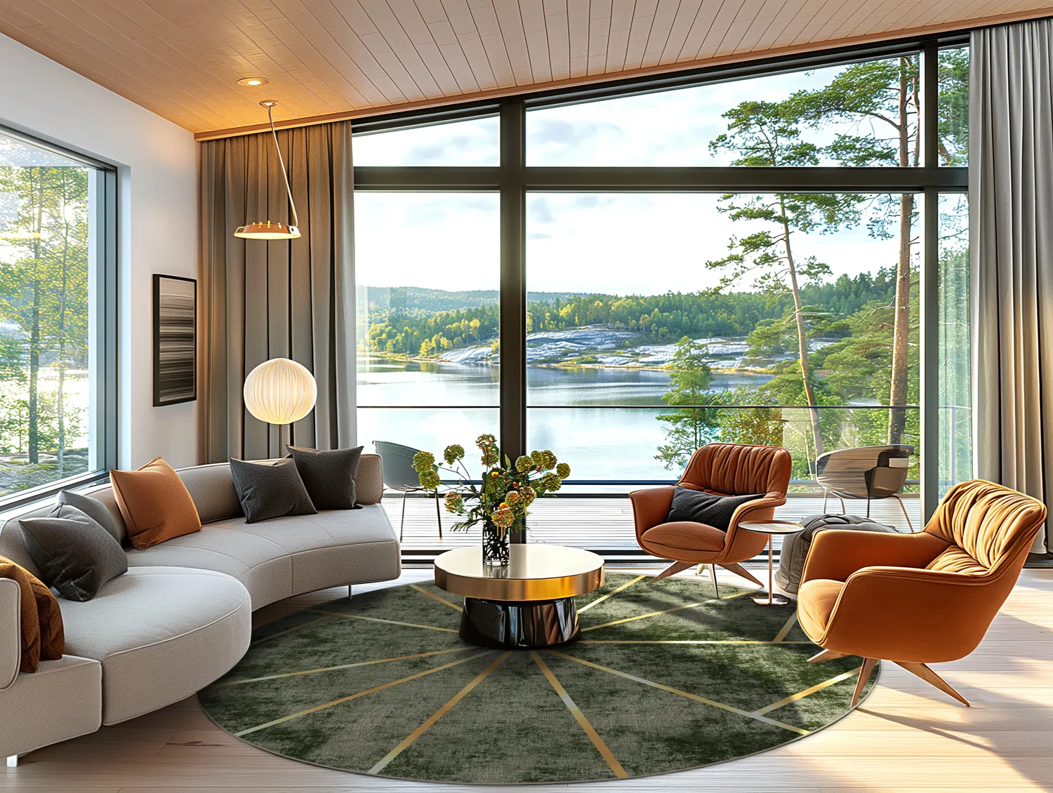 Tapete redondo - Bellizzi (verde)