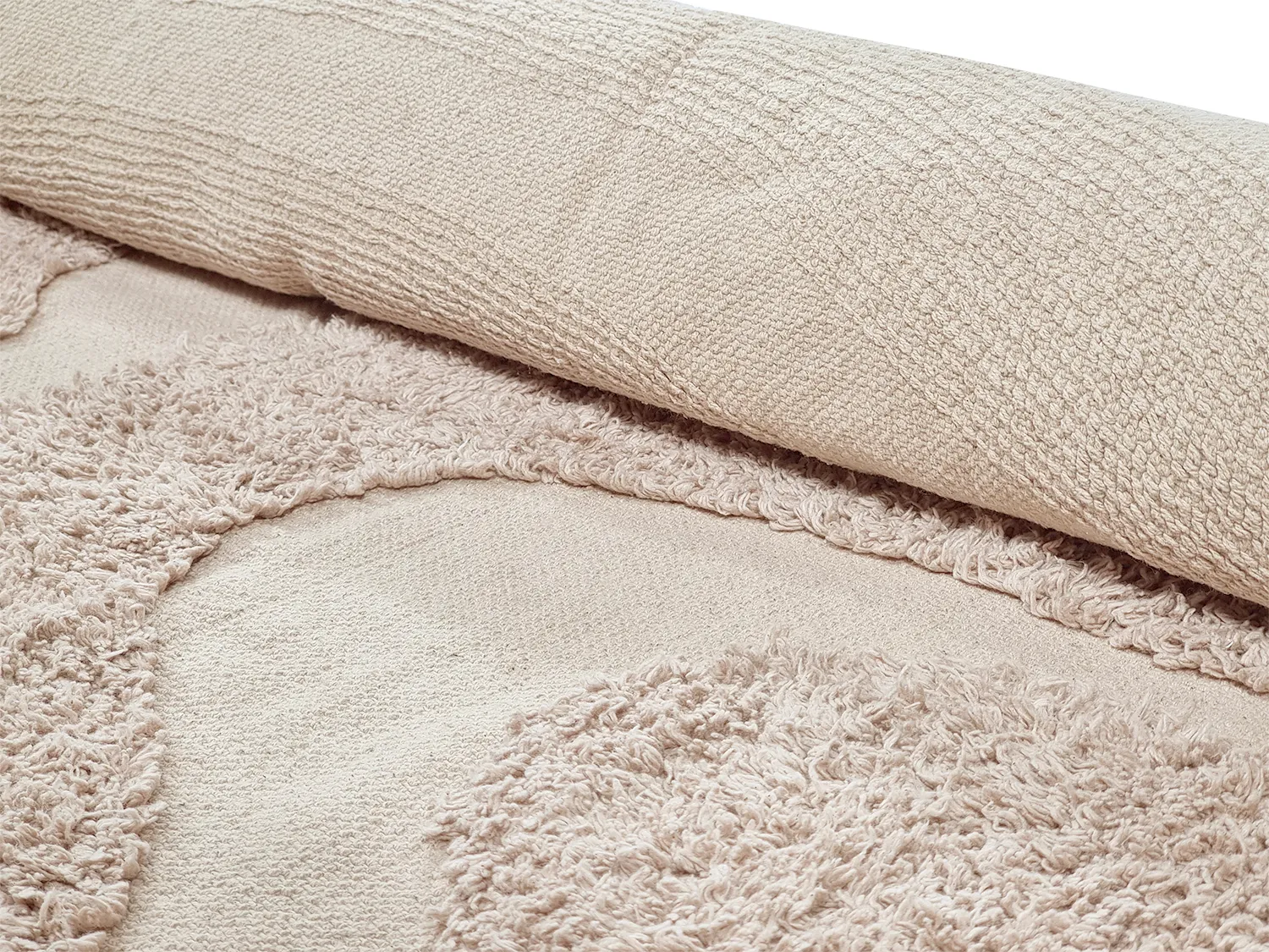 Tapetes felpudos - Bonnie Natural Cotton Shaggy (bege)