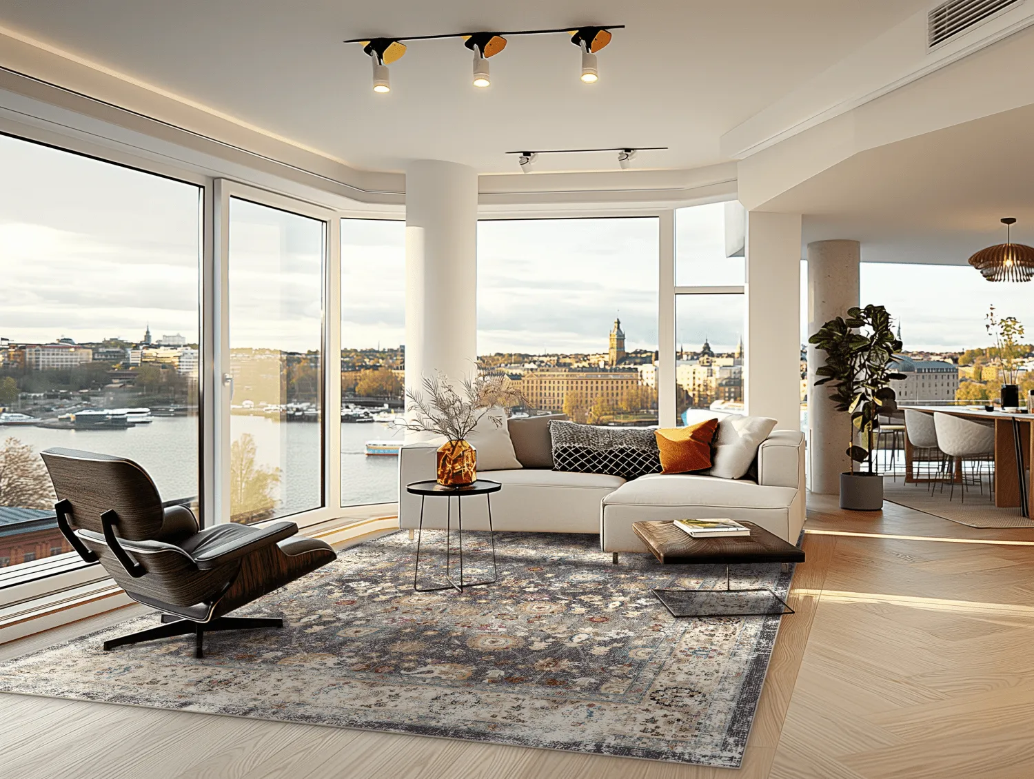 Tapete Wilton - Bouhjar (cinza/multicolorido)