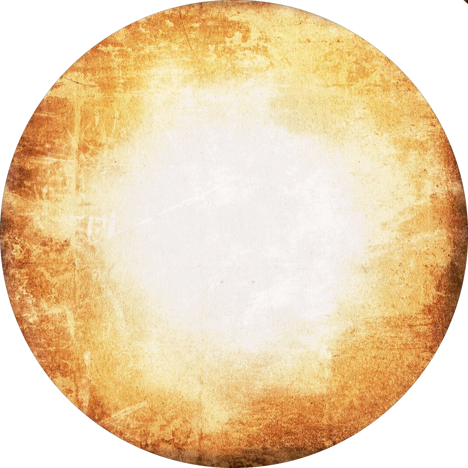 Tapete redondo - Buendia (rumena)