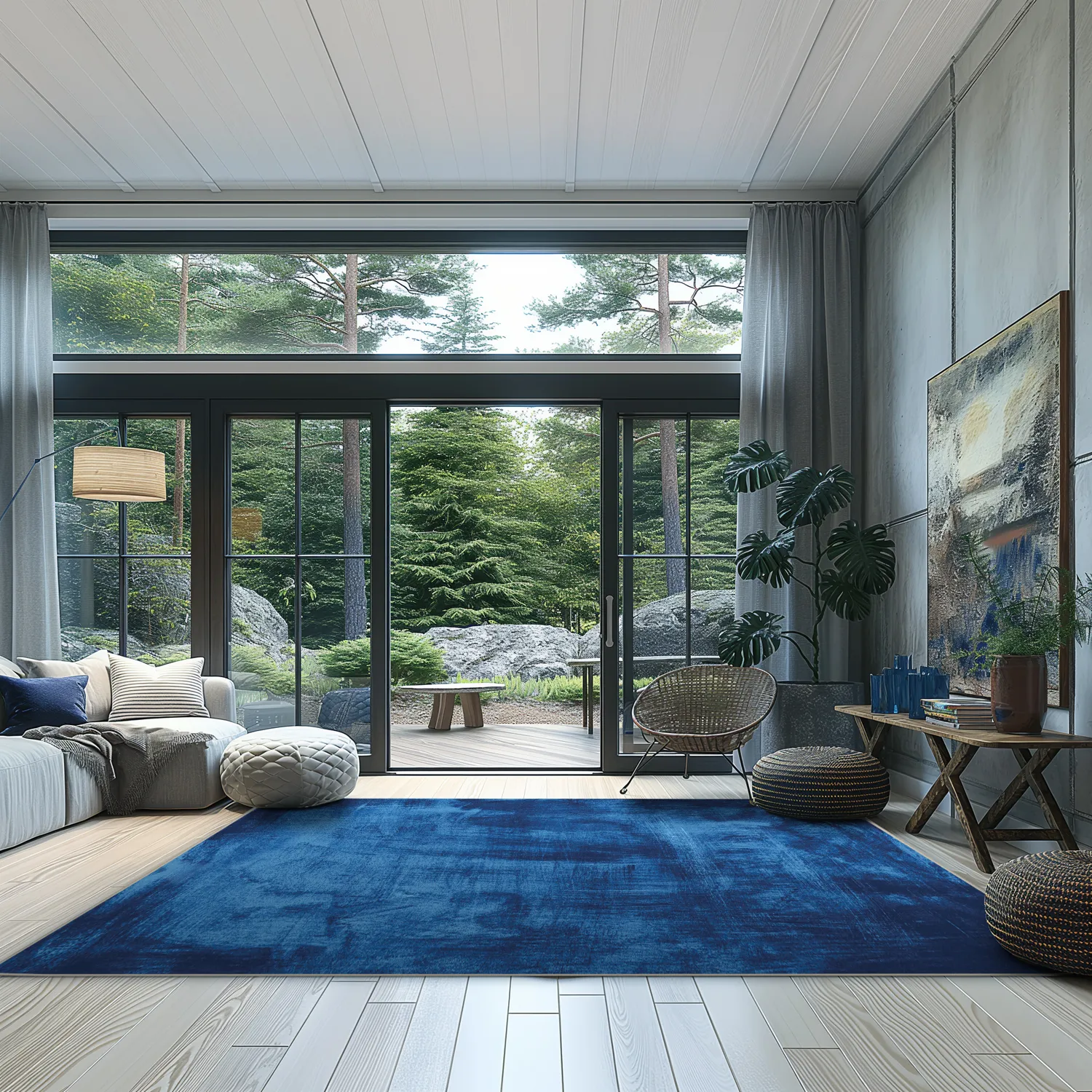 Tapete Wilton - Campile (azul)