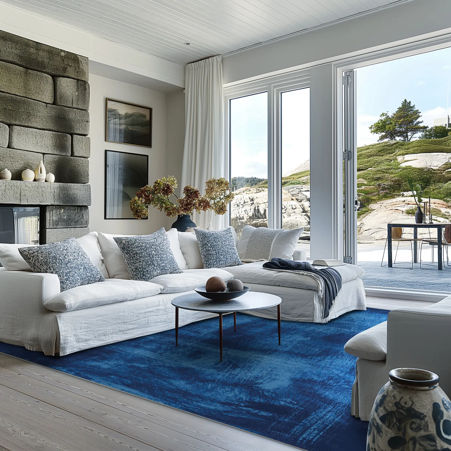 Tapete Wilton - Campile (azul)