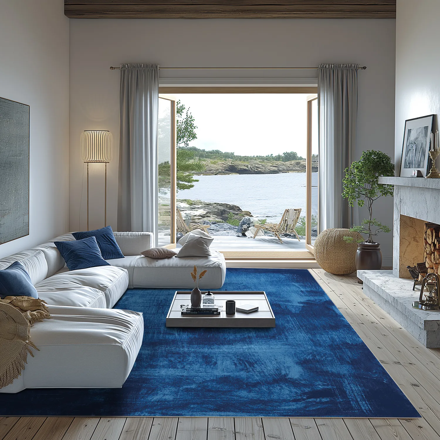 Tapete Wilton - Campile (azul)