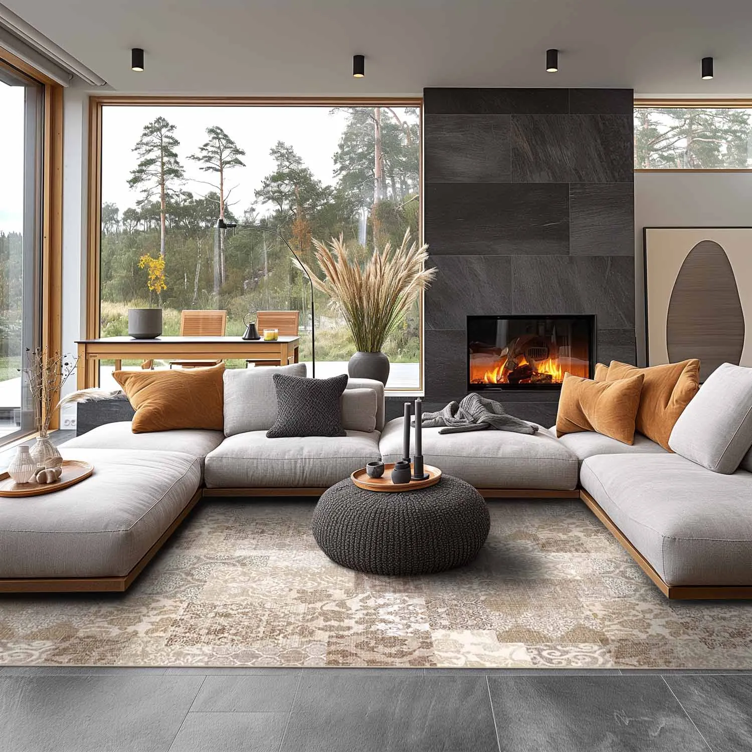 Tapete Wilton - Carthage (bege)