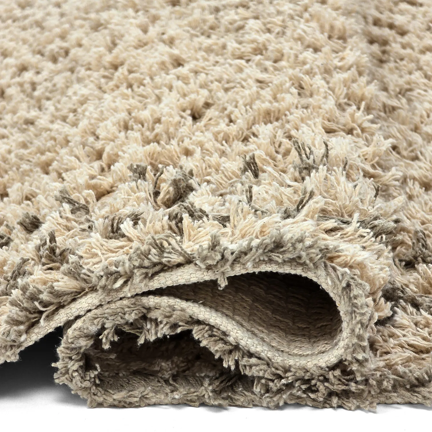 Tapetes felpudos - Cataya Natural Cotton Shaggy (bege/taupe)