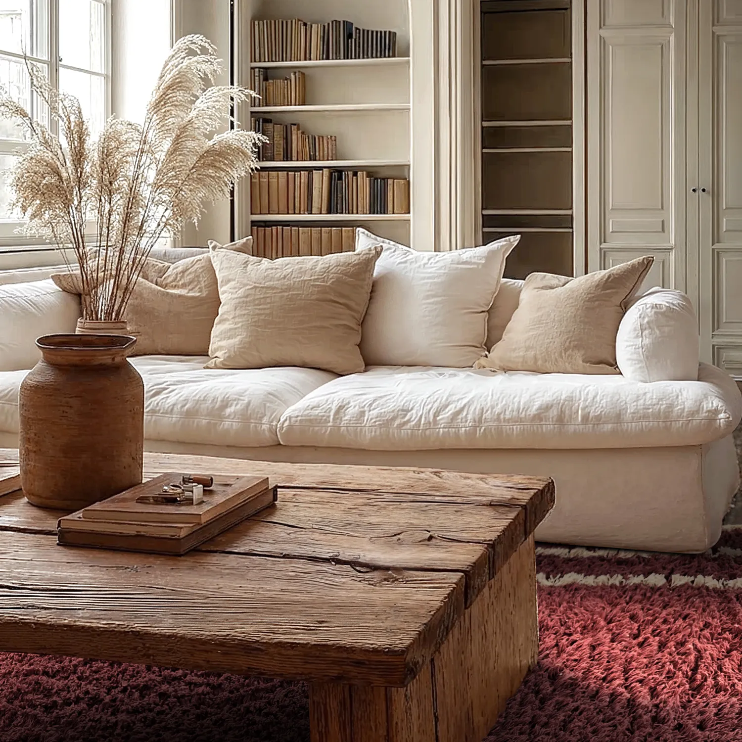 Tapetes felpudos - Cataya Natural Cotton Shaggy (marrom/bege)